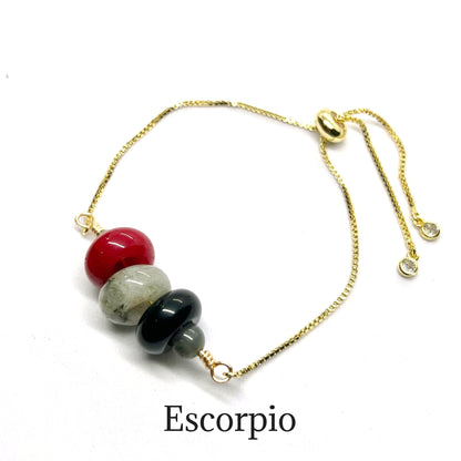 📿 Pulseras por Signo Zodiacal | Victoria en Esencia | Joyería con piedras naturales.