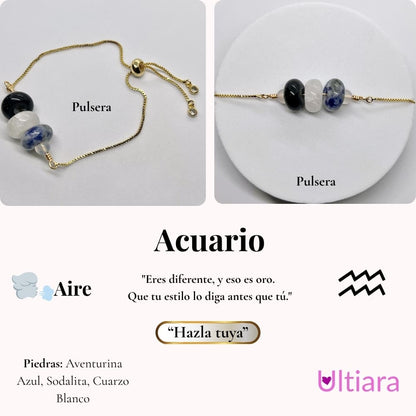📿 Pulseras por Signo Zodiacal | Victoria en Esencia | Joyería con piedras naturales.
