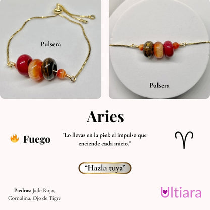 📿 Pulseras por Signo Zodiacal | Victoria en Esencia | Joyería con piedras naturales.