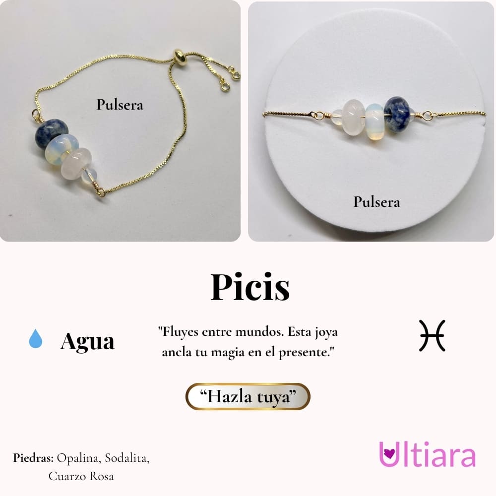 📿 Pulseras por Signo Zodiacal | Victoria en Esencia | Joyería con piedras naturales.